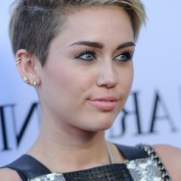 Miley Cyrus Short Straight Pixie Cut for Women
