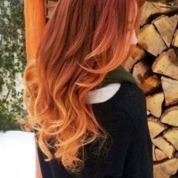 Red Ombre Hair