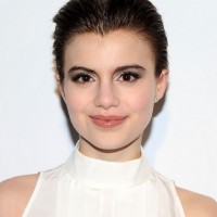 Sami Gayle Short Slicked Back Straight Hairstyle