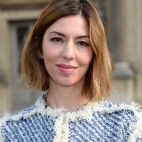 Sofia Coppola Cute Short Side Parted Ombre Bob Hairstyle for Winter