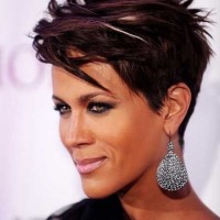 Chic Short Straight Hairstyle - Short Hairstyles for Black Women 2015