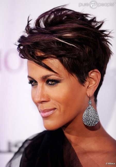 Chic Short Straight Hairstyle - Short Hairstyles for Black Women 2015