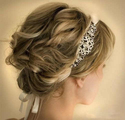 Wedding Hairstyle for Short Hair - Swanky Bridal Updo Hairstyles