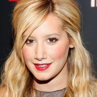 Ashley Tisdale Red Lips and Rosy Cheeks