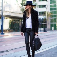 Stylish Black Outfit Idea