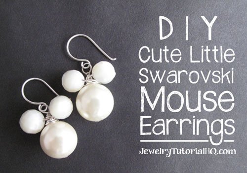 DIY Lovely Mouse Earring