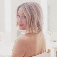 Lauren Conrad Blonde Bob Hairstyle