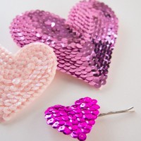 Pretty DIY Heart Bobby Pins