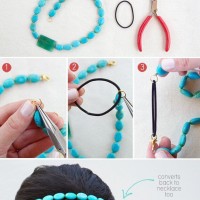 DIY Convertible Necklace Headband