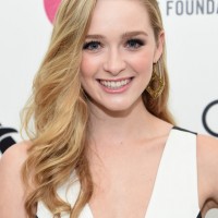 Greer Grammer Side-parted Blonde Long Curls