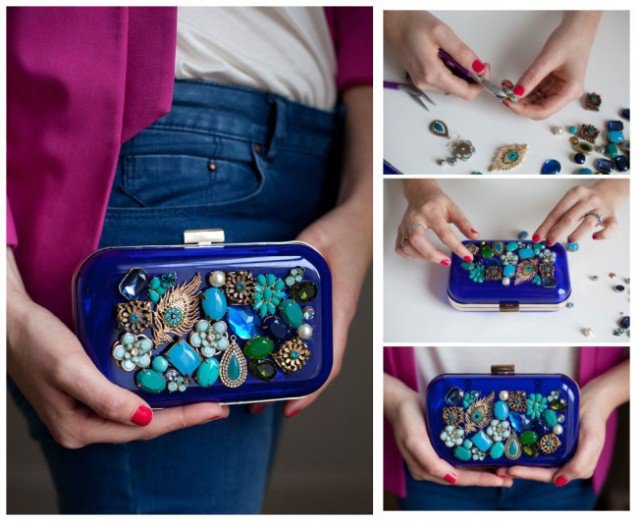 DIY Jewelry Clutch Idea