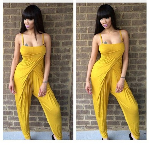 Custard jumpsuit