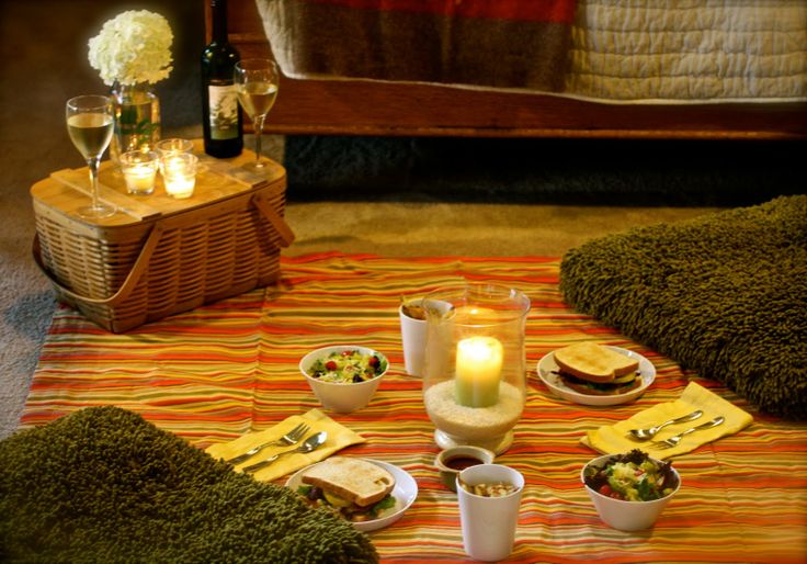 Have an indoor picnic