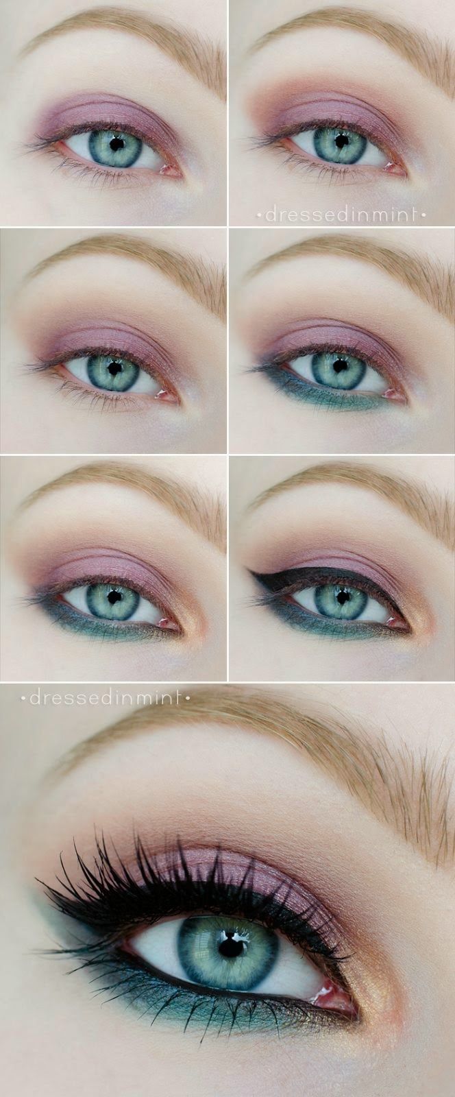 Eye makeup for blue eyes