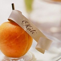 Try a fruit place card holder