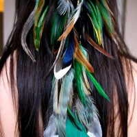 Feather headband