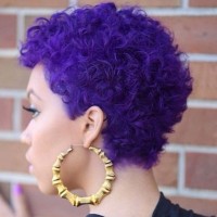 25 Cute Curly and Natural Short Hairstyles For Black Women - Page 24 of ...