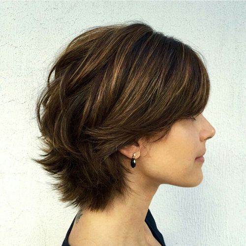 Thick Hairstyle with Layers