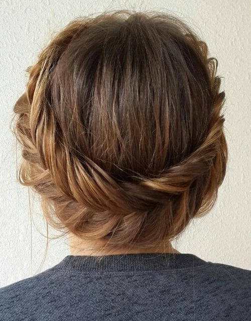 Gorgeous Fishtail Braided Updo