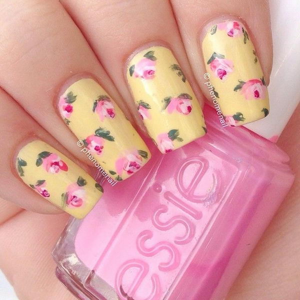 18 Vintage Floral Nail Designs You Will Love Styles Weekly