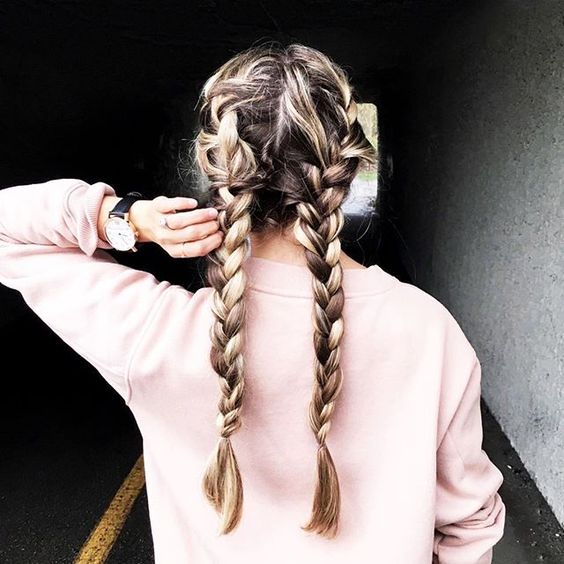 17 Chic Double Braided Hairstyles You Will Love - Styles Weekly