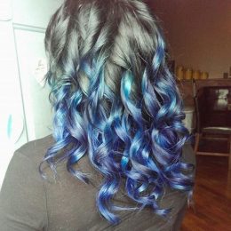 Blue Ombre Hairstyle