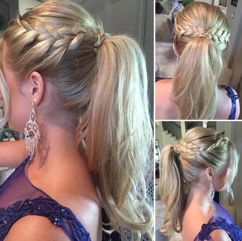 Pretty Ways to Try French Braid Pontails