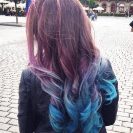 Sassy Purple Highlighted Hairstyles for Girls