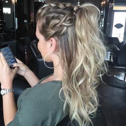 ombre-ponytail-hairstyles