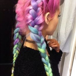 10 Gorgeous Rainbow Hairstyles