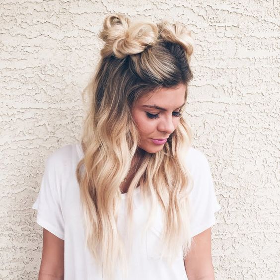 10 Super Cute Space Bun Hairstyles