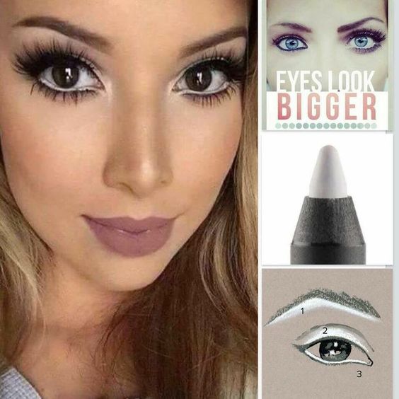 10 Hottest White Eyeliner Ideas to Make Eyes Bigger - Styles Weekly