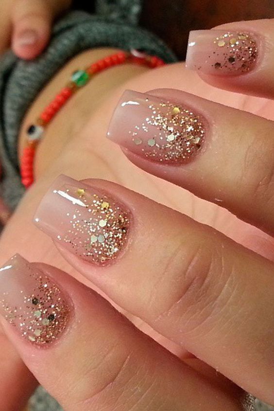 10 Amazing Glitter Nails For Women