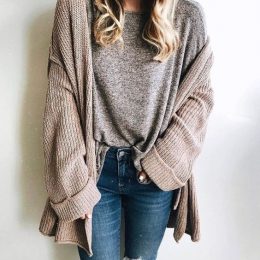 How to Style a Slouchy Cardigan