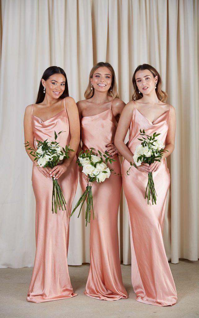 Sophisticated Satin Bridesmaid Dresses