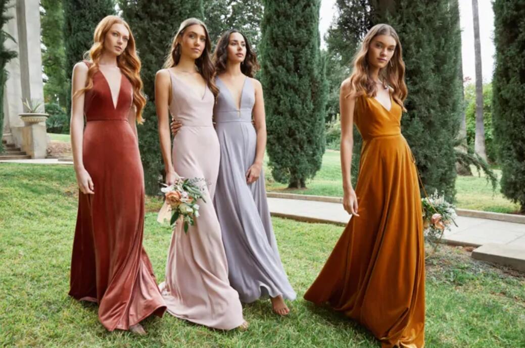 best Sophisticated Satin Bridesmaid Dress