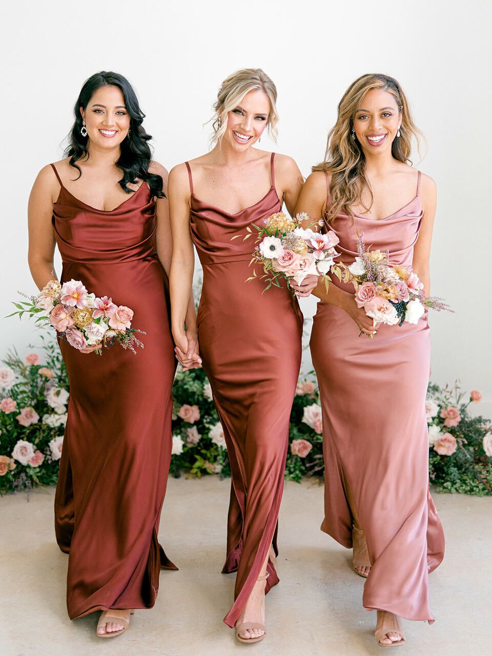 Sophisticated Satin Bridesmaid Dresses