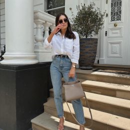 mom jeans outfit ideas 2