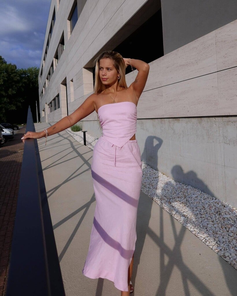 pink outfit ideas for summer 11